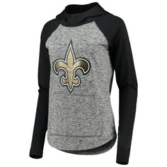 New Orleans Saints G-III 4Her by Carl Banks Women's Championship Ring Pullover Hoodie - Heathered Gray/Black Hoodies