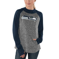 Seattle Seahawks G-III 4Her by Carl Banks Women's Championship Ring Pullover Hoodie - Heathered Gray/College Navy Hoodies