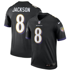 Lamar Jackson Baltimore Ravens Legend Player Performance Top - Black Tops