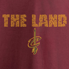 Cleveland Cavaliers Hometown Collection Repeating Roster T-Shirt Garnet