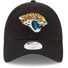Jacksonville Jaguars New Era Women's Core Classic Primary 9TWENTY Adjustable Hat - Black Hats