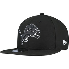 Detroit Lions New Era B-Dub 9FIFTY Adjustable Hat - Black Hats