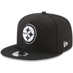 Pittsburgh Steelers New Era B-Dub 9FIFTY Adjustable Hat - Black Hats