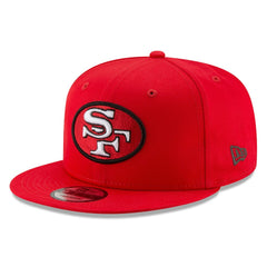 San Francisco 49ers New Era Throwback 9FIFTY Adjustable Snapback Hat - Scarlet Hats