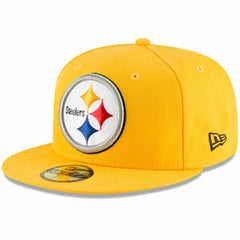 Pittsburgh Steelers New Era Omaha 59FIFTY Fitted Hat - Gold Hats
