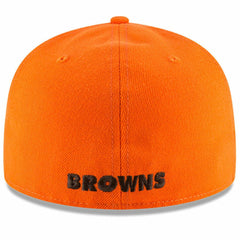 Cleveland Browns New Era Omaha Brownie The Elf Throwback 59FIFTY Fitted Hat - Orange Hats