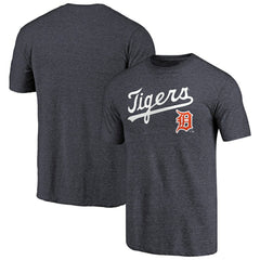 Detroit Tigers Vintage Cooperstown Collection Wahconah Tri-Blend T-Shirt - Navy T-shirts