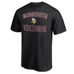 Minnesota Vikings Victory Arch T-Shirt - Black T-shirts