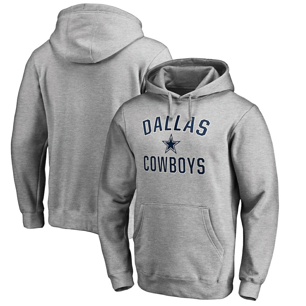 Dallas Cowboys Victory Arch Pullover Hoodie - Heathered Gray Hoodies