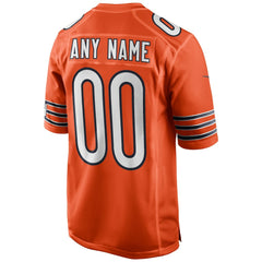 Chicago Bears Youth Alternate Custom Game Jersey - Orange Jerseys