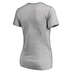 Los Angeles Dodgers Women's Hometown Collection Determined V-Neck T-Shirt - Heathered Gray T-shirts