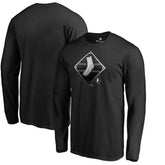 Chicago White Sox Midnight Mascot Long Sleeve T-Shirt - Black T-shirts