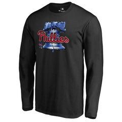 Philadelphia Phillies Midnight Mascot Long Sleeve T-Shirt - Black T-shirts