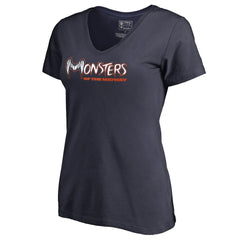 Chicago Bears Women's Monsters V-Neck T-Shirt - Navy T-shirts