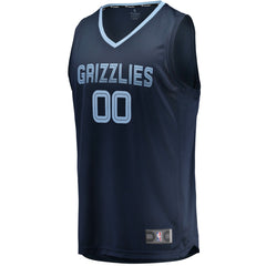 Memphis Grizzlies Fast Break Custom Replica Jersey Navy Icon Edition - Fanatics