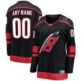 Carolina Hurricanes Fanatics Women's Home Breakaway Custom Jersey - Black | US 3239508
