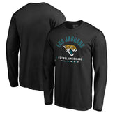 Jacksonville Jaguars Futbol Americano Long Sleeve T-Shirt - Black T-shirts