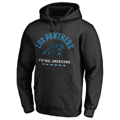 Carolina Panthers Futbol Americano Pullover Hoodie - Black Hoodies