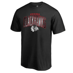 Chicago Blackhawks Arch Smoke T-Shirt - Black | US 3255487