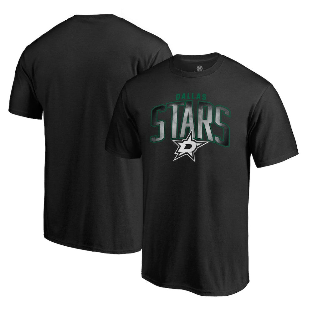 Dallas Stars Arch Smoke T-Shirt - Black | US 3255490