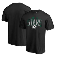 Dallas Stars Arch Smoke T-Shirt - Black | US 3255490