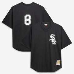 Bo Jackson Chicago White Sox Mitchell & Ness Cooperstown Collection Big & Tall Mesh Batting Practice Jersey - Black Jerseys