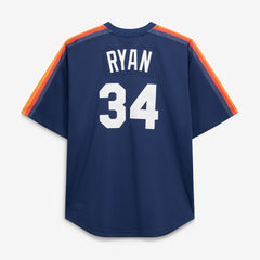Nolan Ryan Houston Astros Mitchell & Ness Cooperstown Collection Big & Tall Mesh Batting Practice Jersey - Navy Jerseys