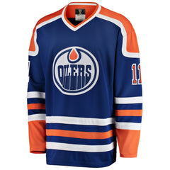 Mark Messier Edmonton Oilers Fanatics Premier Breakaway Retired Player Jersey - Blue | US 3276573