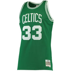 Larry Bird Boston Celtics 1985/86 Big & Tall Hardwood Classics Swingman Jersey Kelly Green - Mitchell & Ness