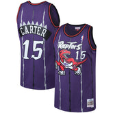 Vince Carter Toronto Raptors 1998/99 Big & Tall Hardwood Classics Swingman Jersey Purple - Mitchell & Ness