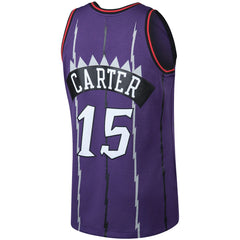Vince Carter Toronto Raptors 1998/99 Big & Tall Hardwood Classics Swingman Jersey Purple - Mitchell & Ness