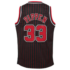 Scottie Pippen Chicago Bulls Big & Tall Hardwood Classics Swingman Jersey Black - Mitchell & Ness