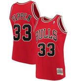 Scottie Pippen Chicago Bulls 1997/98 Big & Tall Hardwood Classics Swingman Jersey Red - Mitchell & Ness