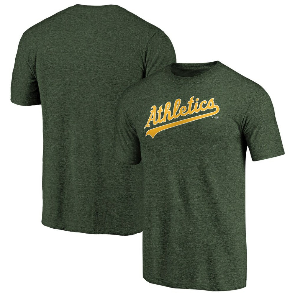 Athletics Team Wordmark Tri-Blend T-Shirt - Green T-shirts