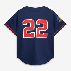 Bo Jackson California Angels Mitchell & Ness Cooperstown Collection Mesh Batting Practice Button-Up Jersey - Navy Jerseys