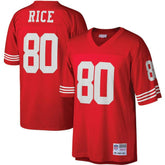 Jerry Rice San Francisco 49ers Big & Tall 1990 Retired Player Replica Jersey - Scarlet Jerseys