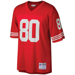 Jerry Rice San Francisco 49ers Big & Tall 1990 Retired Player Replica Jersey - Scarlet Jerseys