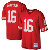 Joe Montana San Francisco 49ers Big & Tall 1990 Retired Player Replica Jersey - Scarlet Jerseys