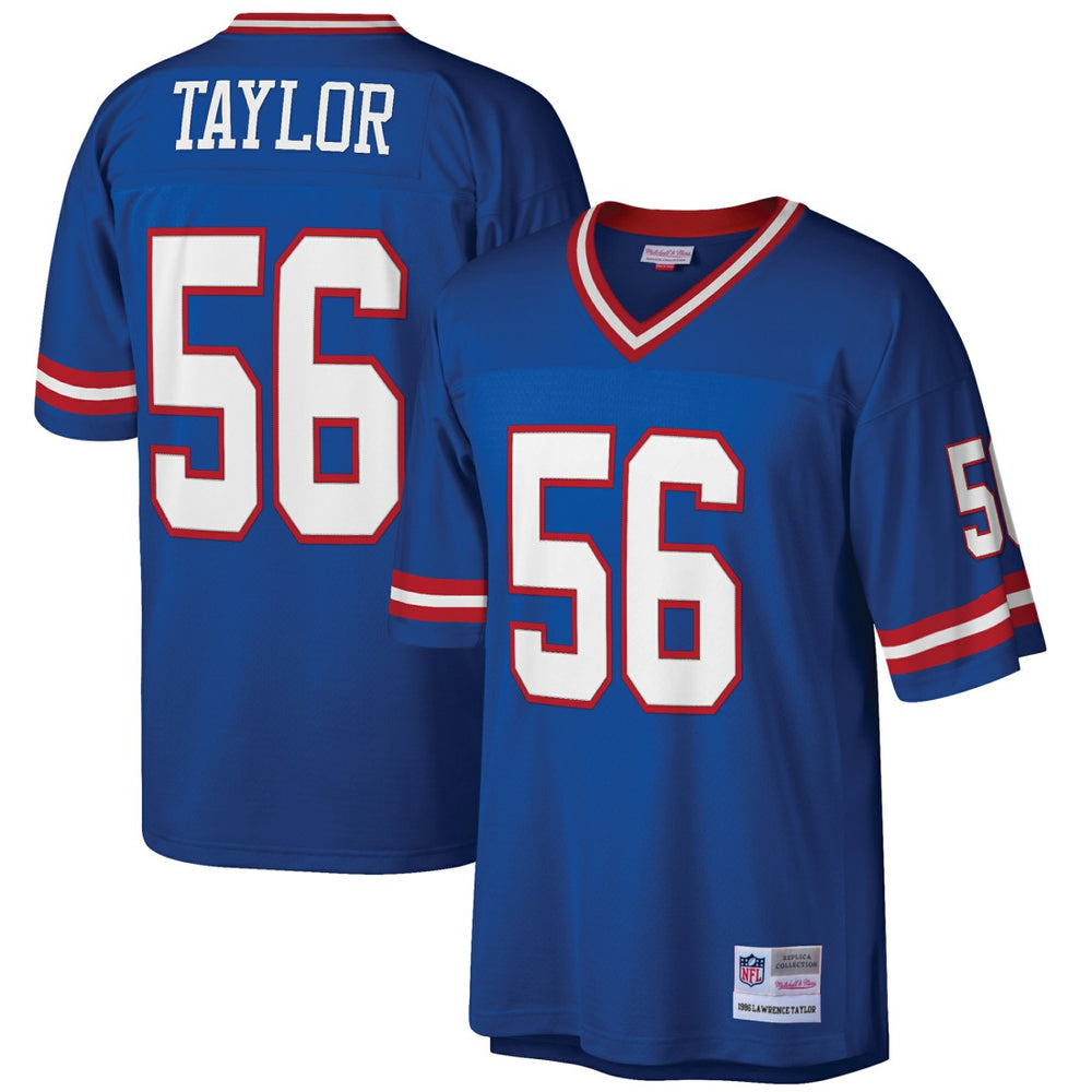 Lawrence Taylor New York Giants Big & Tall 1986 Retired Player Replica Jersey - Royal Jerseys