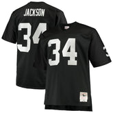 Bo Jackson Las Vegas Raiders Big & Tall 1988 Retired Player Replica Jersey - Black Jerseys