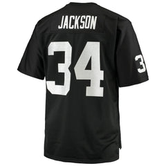 Bo Jackson Las Vegas Raiders Big & Tall 1988 Retired Player Replica Jersey - Black Jerseys
