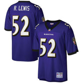 Ray Lewis Baltimore Ravens Big & Tall 2000 Retired Player Replica Jersey - Purple Jerseys