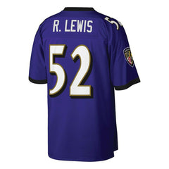 Ray Lewis Baltimore Ravens Big & Tall 2000 Retired Player Replica Jersey - Purple Jerseys