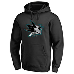 San Jose Sharks Core Smoke Pullover Hoodie - Black | US 3305790