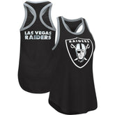 Las Vegas Raiders G-III 4Her by Carl Banks Women's Tater Tank Top - Black Tops