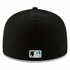 Miami Marlins New Era On-Field Authentic Collection 59FIFTY Fitted Hat - Black Hats