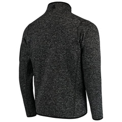 Pittsburgh Steelers Antigua Fortune Quarter-Zip Pullover Jacket - Heather Black Pullover