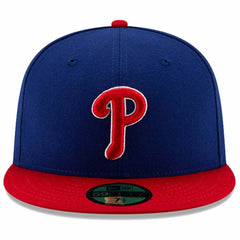 Philadelphia Phillies New Era Alternate Authentic Collection On-Field 59FIFTY Fitted Hat - Royal/Red Hats
