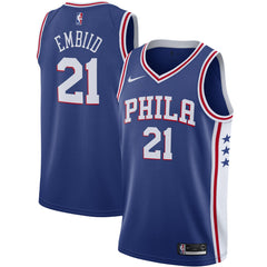 Joel Embiid Philadelphia 76ers 2019/2020 Swingman Jersey Icon Edition Royal - Nike