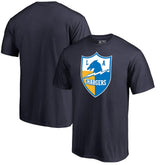 Los Angeles Chargers Vintage Shield Logo T-Shirt - Navy T-shirts